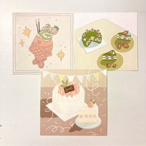 Kumakunstudio art prints aesthetic and cute